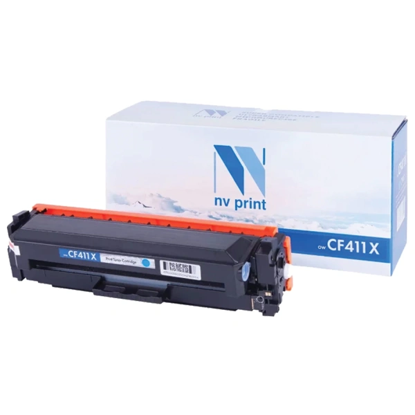 Картридж лазерный NV PRINT (NV-CF411X) для HP M377dw/M452nw/M477fdn/M477fdw, голубой, рес. 5000 с. 363424 ПОД ЗАКАЗ 8 ДНЕЙ