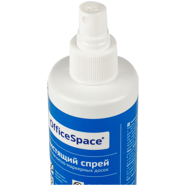 Чистящая жидкость-спрей OfficeSpace "PRO" для маркерных досок, перманентных маркеров, усиленная формула, 250мл 307368 - МСК «Форвард»