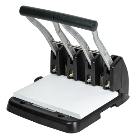 Дырокол на 4 отверстия металлический МОЩНЫЙ BRAUBERG "Heavy Duty Extra", до 150 л., 270555 - МСК «Форвард»