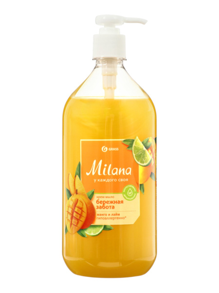 Крем-мыло Grass Milana Манго и лайм 1 л 125418 1537408