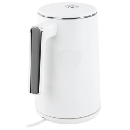 Чайник с двойными стенками, терморегулятором и дисплеем BRASSON (БРАССОН) KT-264, 1,5 л, 2200 Вт, 7 температурных режимов, белый, 455193 - МСК «Форвард»