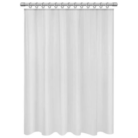 Шторка для ванной PEVA, 180х180 см, КОМПЛЕКТ 12шт кольца в комплекте, цвет ассорти (белый, голубой, коричневый), WBZ (ВБЗ), 700067 - МСК «Форвард»