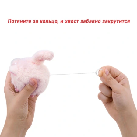 Игрушка пищалка мягкая заводная "Кот Пухляш", КОМПЛЕКТ 12ШТ  высота 8 см, WOOZOO (ВУЗУ), 666201 - МСК «Форвард»