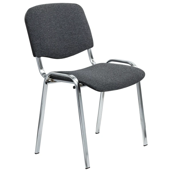 Стул STAFF Iso Lite CF-008, хром, ткань серая (С-71), 532566