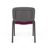 Стул для персонала и посетителей "ИЗО", черный каркас, ткань бордовая, В-20/С-13 530583  - МСК «Форвард»
