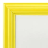 Рамка 21х30 см небьющаяся, багет 17,5 мм, пластик, BRAUBERG "Colorful", желтая, 391246 - МСК «Форвард»