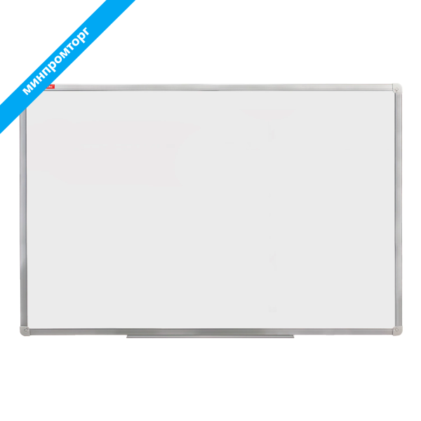 Доска магнитно-маркерная 80х100 см, алюмин.рамка, ГАРАНТИЯ 10 ЛЕТ, РОССИЯ,BRAUBERG Стандарт,236896