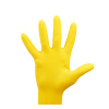 Перчатки резиновые хозяйственные OfficeClean Стандарт, прочные, разм. L, желтые, пакет с европодвесом 257666 ЧЕСТНЫЙ ЗНАК! - МСК «Форвард»