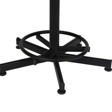 Стул кресло кассира, ресепшен РС37, на винте, без подлокотников, кожзам, черное 532040 - МСК «Форвард»