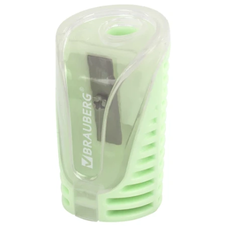 Точилка с контейнером BRAUBERG "CELL PASTEL", пастельные цвета ассорти, 272503 - МСК «Форвард»