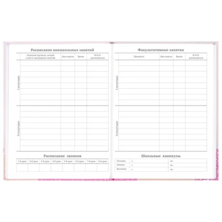 Дневник 5-11 класс 48 л., твердый, BRAUBERG, глянцевая ламинация, с подсказом, "Летний", 106631 - МСК «Форвард»