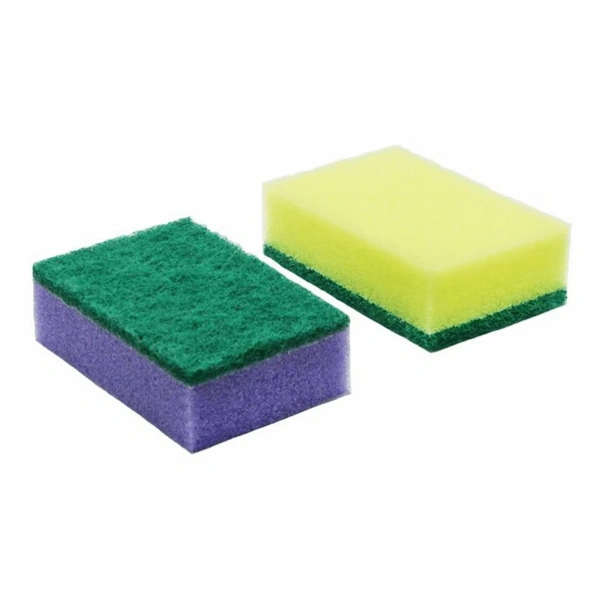 Губка для посуды Чистюля Макси КОМПЛЕКТ 10шт 72 г поролон с абразивным слоем 600201 - МСК «Форвард»