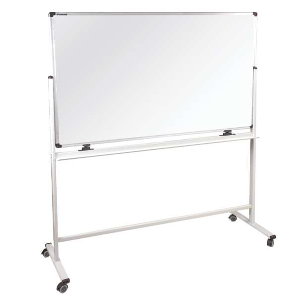 Доска магнитно-маркерная НА СТЕНДЕ 100х150см, 2-сторонняя, ГАРАНТИЯ 10 ЛЕТ,BRAUBERG Premium, 236873