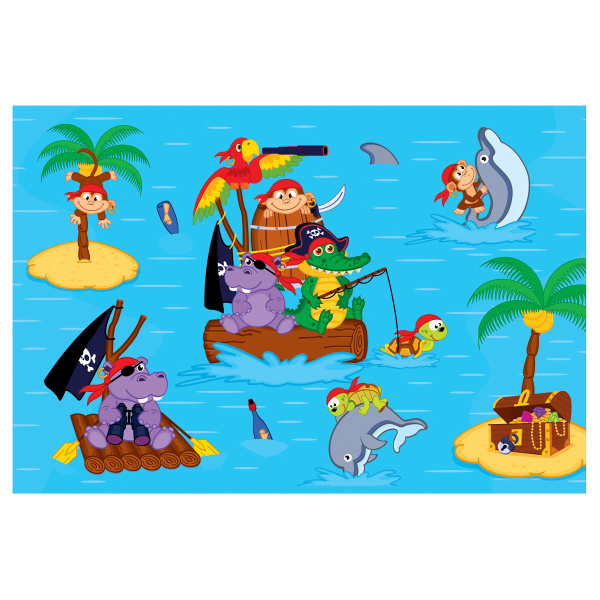Пазл 24 эл. Maxi ТРИ СОВЫ "Пиратские приключения" ПК24М_54524 360265 - МСК «Форвард»