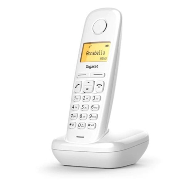 Радиотелефон GIGASET A170, память 50 ном., АОН, повтор, часы, белый S30852H2802S302  263100