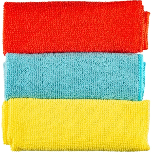 Салфетки хозяйственные микрофибра 30x30 см 180 г/кв.м комплект 3 штуки N3030X180X3 1604397 - МСК «Форвард»