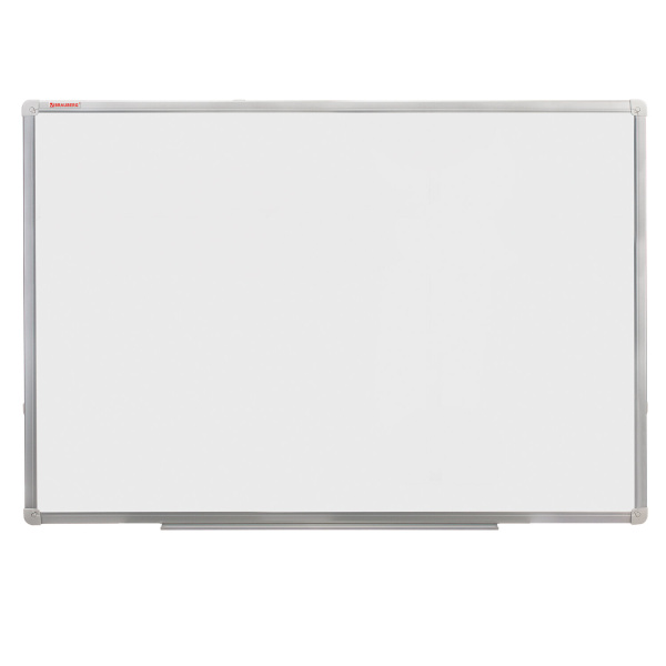 Доска магнитно-маркерная 60х90 см, алюмин. рамка, ГАРАНТИЯ 10 ЛЕТ, РОССИЯ, BRAUBERG Стандарт, 235521