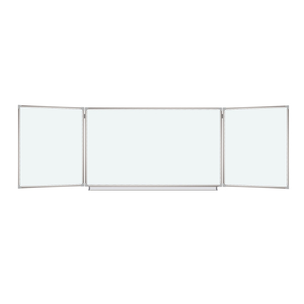 Доска магнитно-маркерная 3-х элементная 100х150/300см, 5 рабочих поверхн., белая, BRAUBERG, 231708