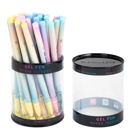 Ручка гелевая BRAUBERG GRADE PASTEL, СИНЯЯ, игольчатый узел 0,5 мм, линия письма 0,3 мм, 144284 - МСК «Форвард»
