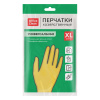 Перчатки резиновые хозяйственные OfficeClean Универсальные, разм. XL, желтые, пакет с европодвесом 248568 ЧЕСТНЫЙ ЗНАК! - МСК «Форвард»