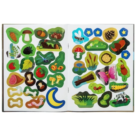 Книжка с наклейками "НАКЛЕЙКИ МАЛЫШАМ", ассорти, КОМПЛЕКТ 12ШТ 162х215 мм, 16 страниц, УМКА 691214 - МСК «Форвард»