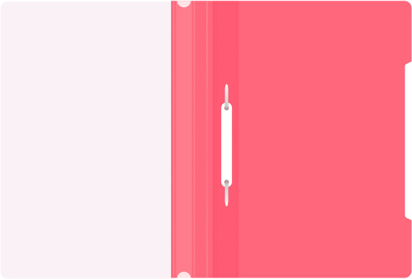 Скоросшиватель Бюрократ пластик PS20PINK A4 прозрач.верх.лист розовый 0.12/0.16 - МСК «Форвард»