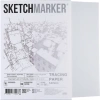 Калька А4 для печати и творчества, 90 г/м2, 100 листов, SKETCHMARKER, SM17119 116412 - МСК «Форвард»