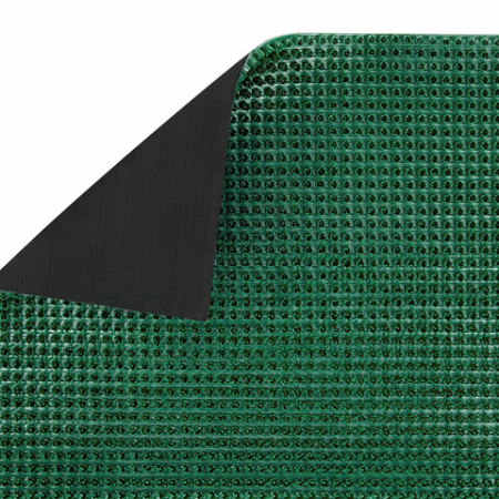 Коврик ДОРОЖКА 0,9х10 м, "ТРАВКА" ЗЕЛЕНЫЙ пластиковый грязезащитный, щетина 10 мм, LAIMA EXPERT, 701071 - МСК «Форвард»