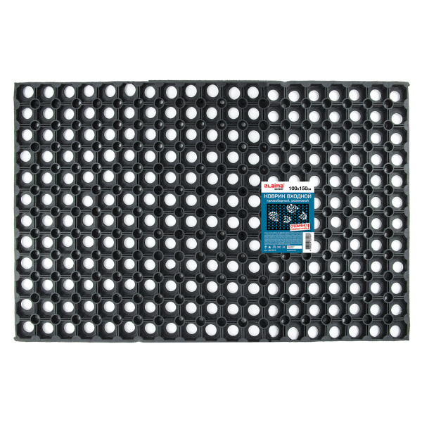 Коврик входной резиновый грязесборный ячеистый толщина 22мм, 100х150см, LAIMA EXPERT, 607815