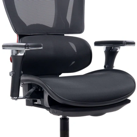 Кресло ATRONE (АТРОН) "Optimus ER-707", адаптивный механизм со слайдером, сетка, черный/красный, 532968 под заказ 8 дней - МСК «Форвард»