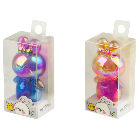 Точилка пластиковая MESHU "Cute rabbit", 1 отверстие, ассорти КОМПЛЕКТ 12шт MS_55998 362920 - МСК «Форвард»