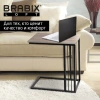 Стол журнальный на металлокаркасе BRABIX "LOFT CT-002", 450х250х630 мм, цвет дуб натуральный, 641862 - МСК «Форвард»