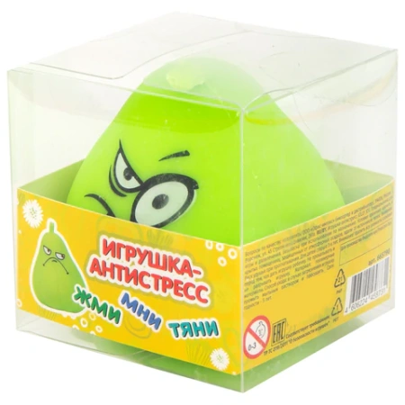Игрушка-антистресс КОМПЛЕКТ 12ШТ "ГРУША-ЗЛЮКА", 9х7 см, ассорти, 3 вида, дисплей, JOLLY JOT (ДЖОЛЛИ ДЖОТ), 665790 - МСК «Форвард»