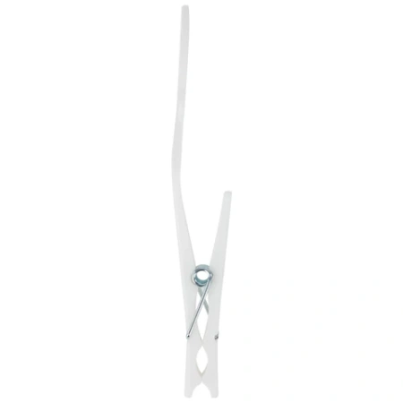 Прищепки бельевые с крючком 13 см, КОМПЛЕКТ 5 штук, пластик, белые, PRIMILA (ПРИМИЛА) EXTRA, 700518 - МСК «Форвард»