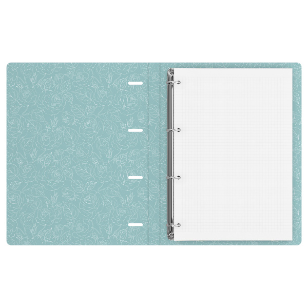 Тетрадь на кольцах А4, 120л., BG "Розы", картон, матовая ламинация 382717 - МСК «Форвард»