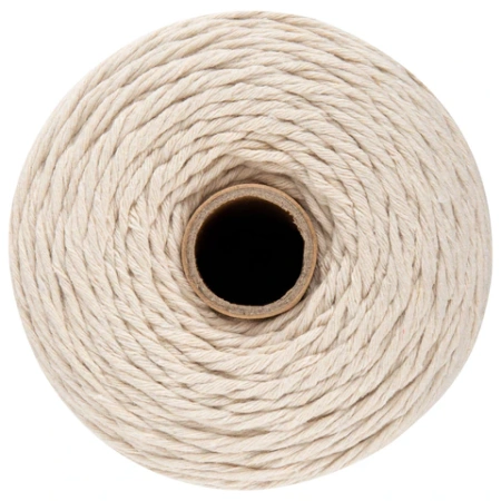 Шпагат хлопковый для прошивки документов, вязания, макраме, длина 500 м, диаметр 1,5 мм, BRAUBERG, 700362 - МСК «Форвард»