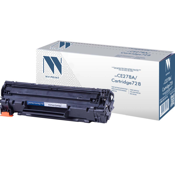 Картридж лазерный NV PRINT (NV-CE278A/728) для HP/CANON LJ P1566/P1606/ MF4410/4430, рес. 2100 стр 362889