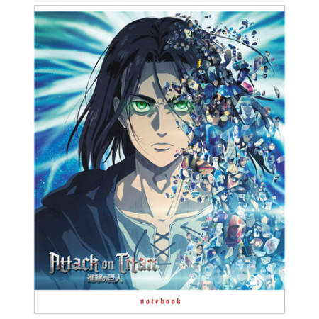 Тетрадь А5, 48 л., HATBER скоба, клетка, обложка картон, Атака Титанов 2 (микс в спайке), 48Т5В1 404847 - МСК «Форвард»