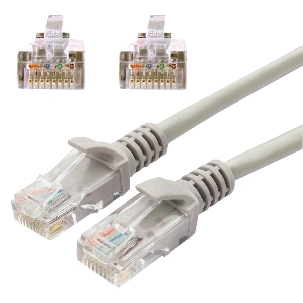Кабель (патч-корд) UTP 5e кат. RJ-45 20м CABLEXPERT, для подключения по локальной сети LAN, PP12-20m 512675