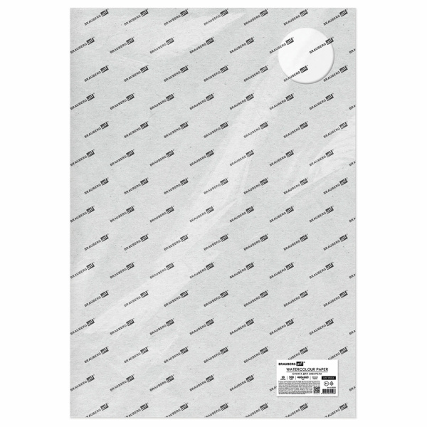 Бумага для акварели 300г 460x660мм мелкое зерно, 10 листов, BRAUBERG ART PREMIERE, 113232