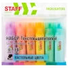 Набор текстовыделителей 6 ПАСТЕЛЬНЫХ ЦВЕТОВ, STAFF "EVERYDAY HL-707", линия 1-5 мм, скошенный наконечник, 152551 - МСК «Форвард»