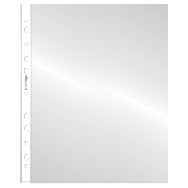 Папки - файлы с перфорацией Berlingo "Mirror", А4, 70мкм, глянцевая, в пакете SPm_A4070 358893 - МСК «Форвард»