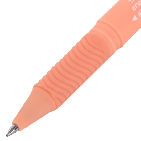 Ручка стираемая гелевая с грипом BRAUBERG "SOFT&SILK PASTEL", СИНЯЯ, корпус ассорти, узел 0,7 мм, 143934 - МСК «Форвард»