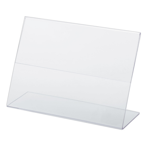 Держатели для ценников 120х80 мм, КОМПЛЕКТ 5шт., оргстекло, BRAUBERG, 290413