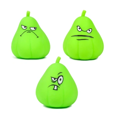 Игрушка-антистресс КОМПЛЕКТ 12ШТ "ГРУША-ЗЛЮКА", 9х7 см, ассорти, 3 вида, дисплей, JOLLY JOT (ДЖОЛЛИ ДЖОТ), 665790 - МСК «Форвард»