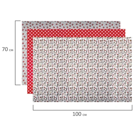 Бумага упаковочная мелованная НАБОР 3 шт., "For Women", 70х100 см, 3 дизайна, ЗОЛОТАЯ СКАЗКА, 592065 - МСК «Форвард»