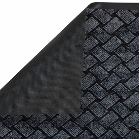 Коврик придверный 60х90 см, СЕРЫЙ, влаго-грязезащитный, 450 г/м2, плетение, PRIMILA KRAFT, 701050 - МСК «Форвард»