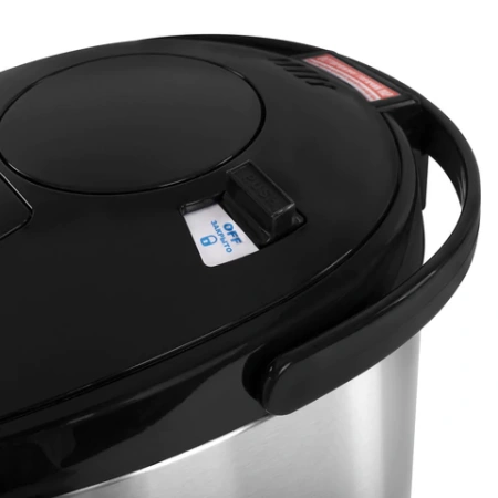 Термопот SONNEN TP-50, 5 л, 900 Вт, 1 температурный режим, 3 режима подачи воды, сталь, белый/серебро, 456711 - МСК «Форвард»