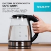 Чайник SCARLETT SC-EK27G88, 1,8 л, 1800 Вт, закрытый нагревательный элемент, стекло, черный 457207 - МСК «Форвард»