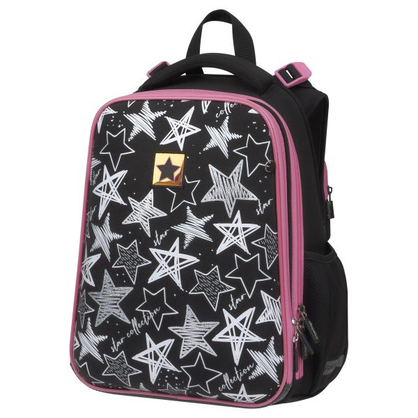 Ранец Berlingo Expert "Glossy stars" 37*28*16см, 2 отделения, 2 кармана, анатомическая спинка RU-EX-1002 366256 - МСК «Форвард»